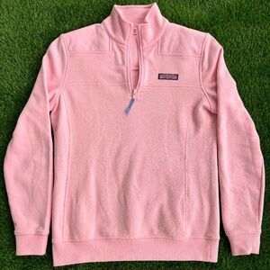 Vineyard Vines Women's Light Pink Quarter Zip